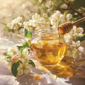 Lab Certified Raw and Natural: Apple Blossoms Honey - 500 grams